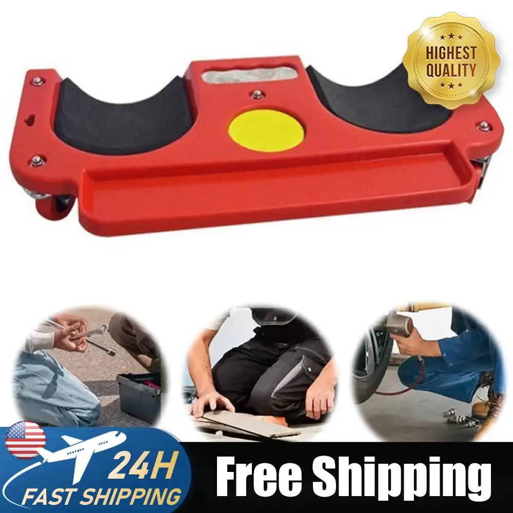 

Защитная наколенка на колесиках с встроенными колесами и мягкой подкладкой, платформа для передвижения на колесах для ремонта автомобилей, защита коленей