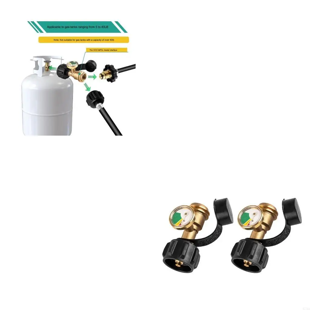 

M7DA 2PCS Universal Propane Fuels Lauge Propane Индикатор замены утечки детектора пропана пропана для цилиндров для цилиндров