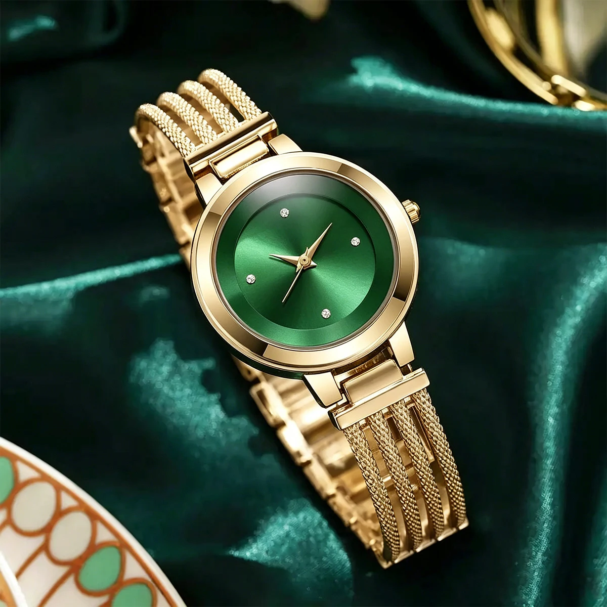 Luxury Rhinestone Women Watches Fashion Analog Quartz Wrist Watches Girls Clock Gift Reloj Mujer