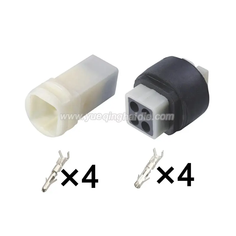 4 Pin 4P-WPK-YPC-F/4P-WPK-YPC-M  Waterproof Automotive Connectors Auto Socket For Motor Motorcycle