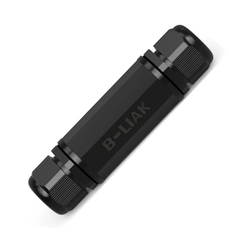 Conector impermeable RJ45 Cat5/Cat5e/Cat6 Cable Ethernet Acoplador doble cabezal