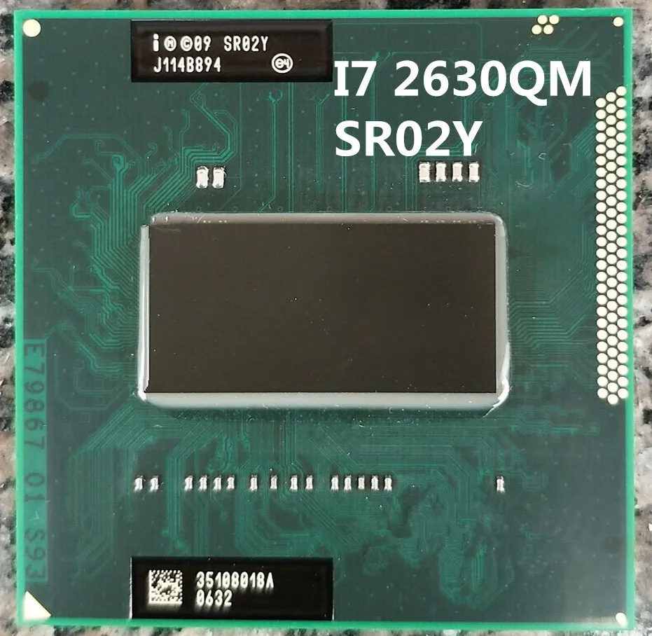 

i7-2630QM i7 2630QM SR02Y 2.0 GHz Quad-Core Eight-Thread CPU Processor 6M 45W Socket G2 / rPGA988B