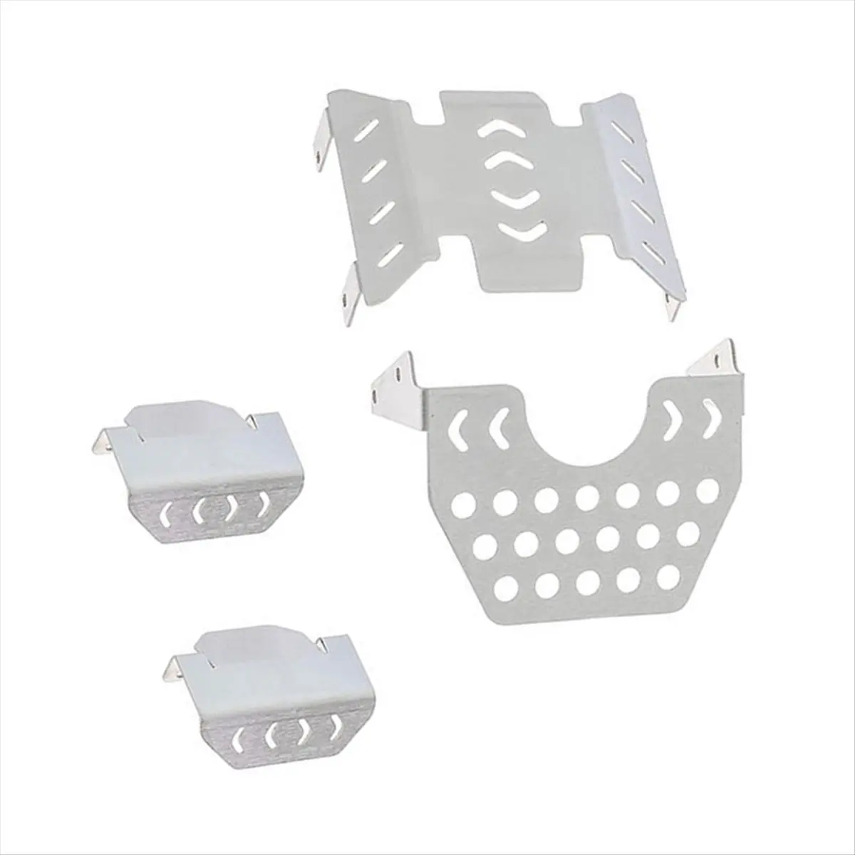 [A17I TOY] RC Car Upgrade Chassis Guard Plate Kit for 1/8 H8P RC Car Accessories