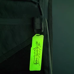Luminous Writing Tag Tactical Marker Doodle DIY Module Name WordPad Indicating Strip Glow-in-the-dark Backpack Decorative