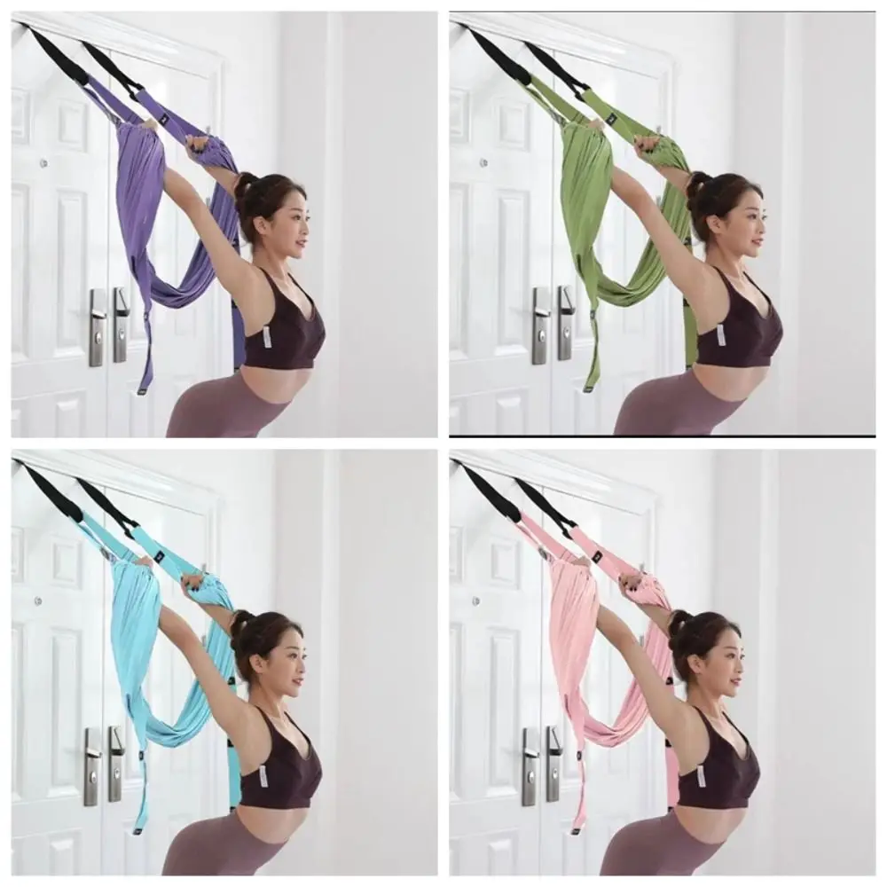 Adjust Aerial Yoga Strap Pull Rope Elastic Hanging Handstand Rope Flexible Inversion Yoga Belt Gym Body Shaping Aerial Hammock