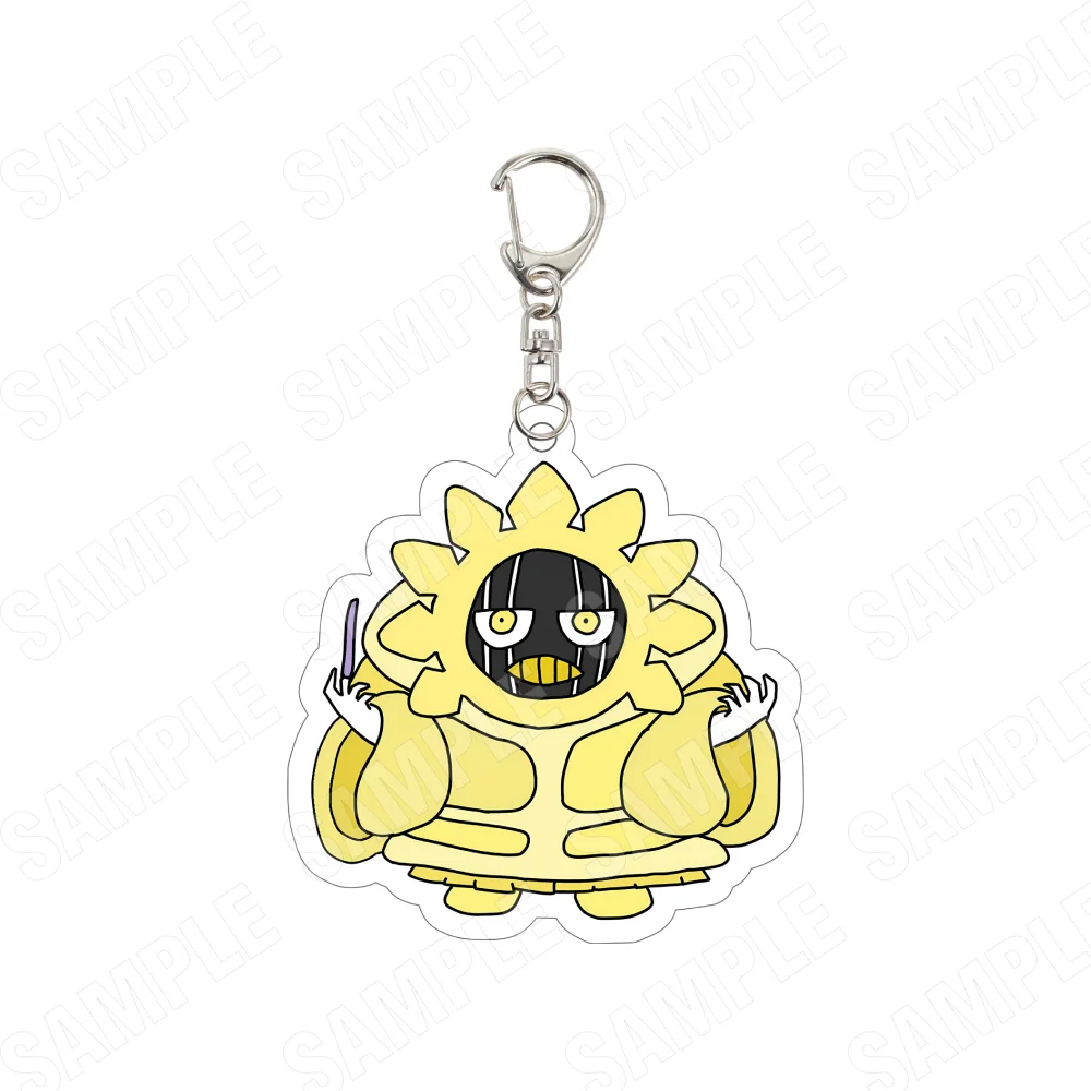 Anime BLEACH Acrylic 6CM Double Sided Keychain Rukia Byakuya Yoruichi Yamamoto Collectible Gift for Fans Chibi Gotei 13 Ver.