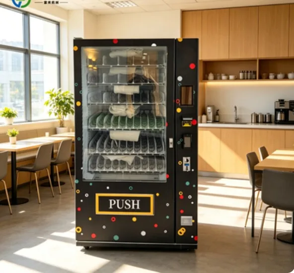 Custom Stainless Steel Beverage Vending Machines Hot Beverage Vending Machine Basic Beverage and Snack Vending Machine