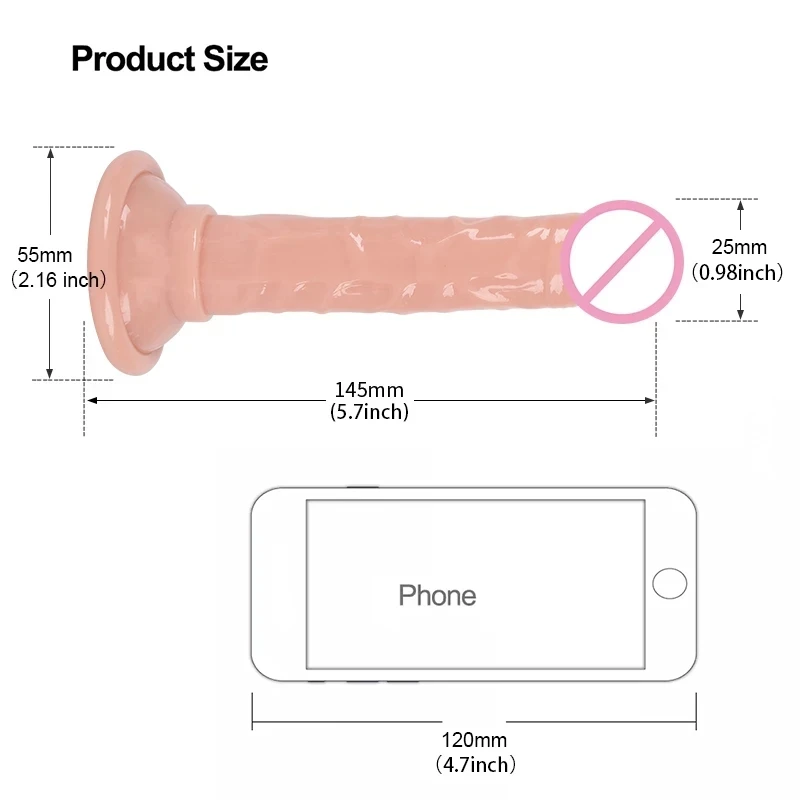 Silicone Dildo with Suction Cup Realistic Cock BDSM Sex Toys Female Masturbation Device Gay Anus Butt Plug Adult Products