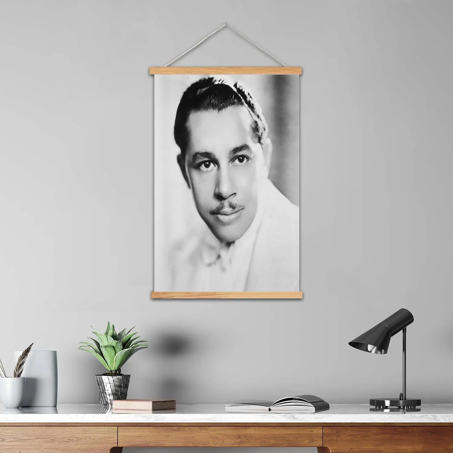 لوحة جدارية مؤطرة من Cab Calloway ملصق فني على القماش وفن جداري، عائلة حديثة، ديكور غرفة النوم، ملصقات، لوحة زخرفية #2