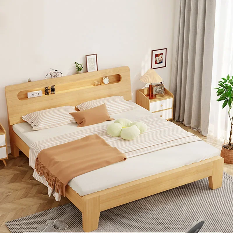 Japanese Wooden Tatami Girls Beauty Safe Platform Princess Sleeping Design Sun Bed Headboards Camas De Casal Salon Furniture