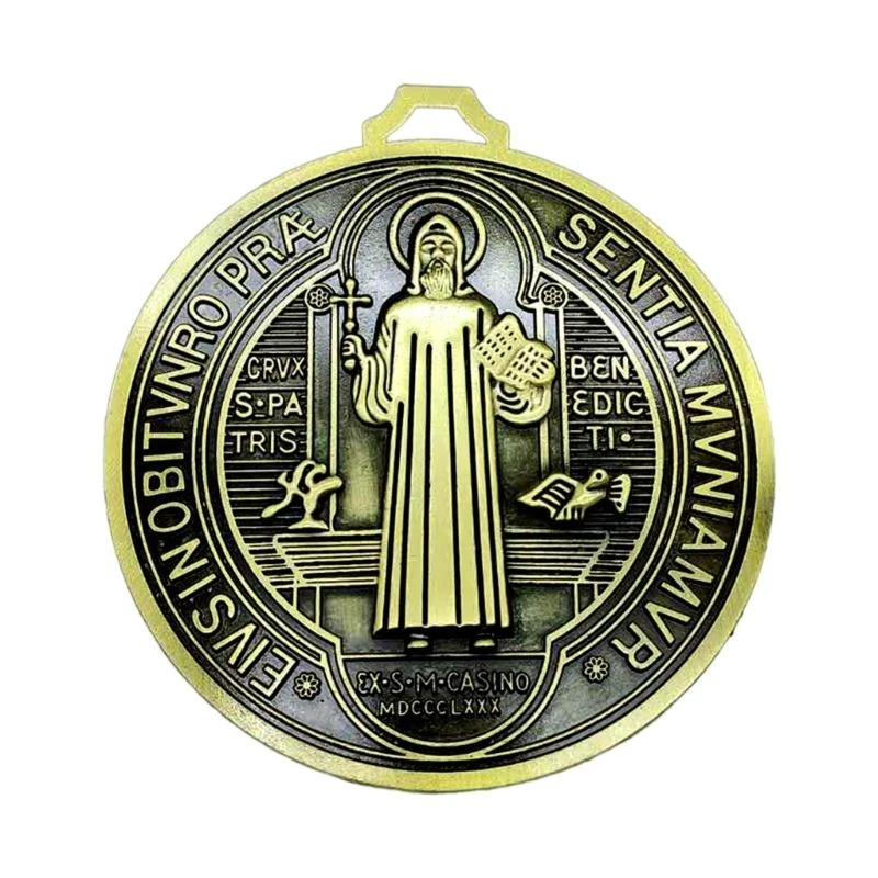 

Circular Amulet Accessory Alloy Circular Pendant for Believers and Collectors E0BF
