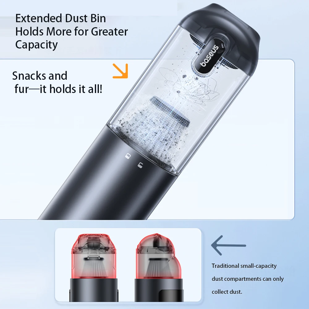 Aspirapolvere per auto senza fili 4 in 1 Mini aspirapolvere portatile portatile ad aspirazione ultra forte Tipo ricaricabile Design compatto