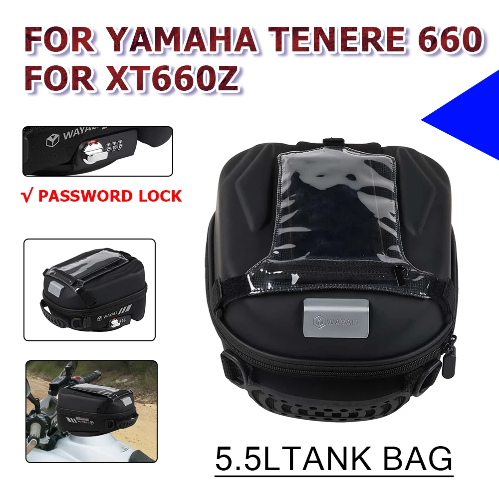 Motorcycle Accessories Tank Bag Luggage Backpack Navigation Phone Bag For YAMAHA Tenere 660 XT660Z Tenere660 XT 660 Z XT 660Z