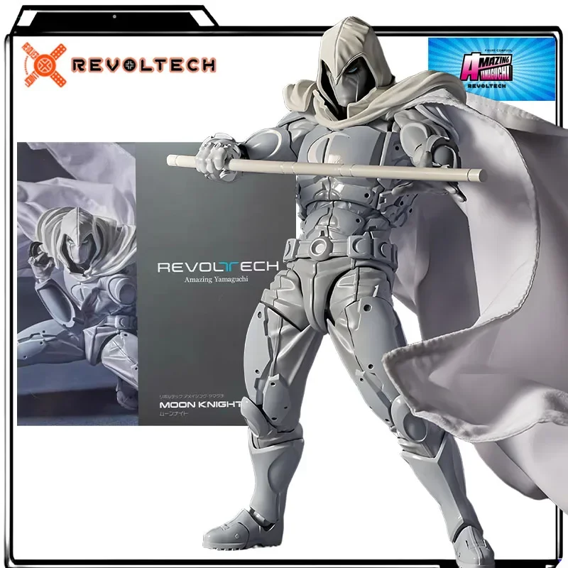 

Kaiyodo Original AMAZING YAMAGUCHI Moon Knight Anime Action Figures Toys for Boys Christmas Gift Collectible Model Ornaments