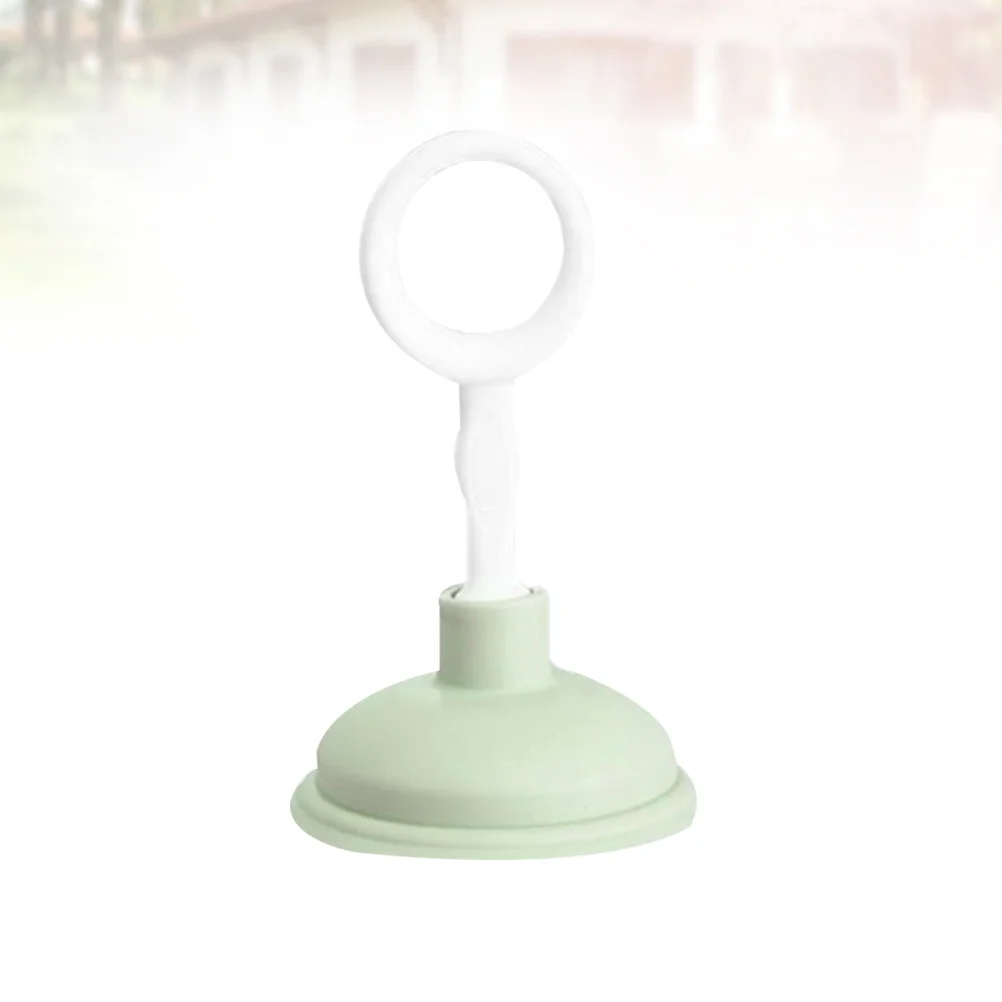 

2pcs Toilet Plunger Tool Premium Heavy-Duty Clog Remover For Home Office Hotel Drain Sewer Cleaning Light Green