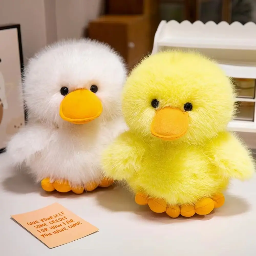 Animais de pelúcia simulação pato boneca de pelúcia pp algodão confortável pato feio brinquedos de pelúcia coleção dos desenhos animados