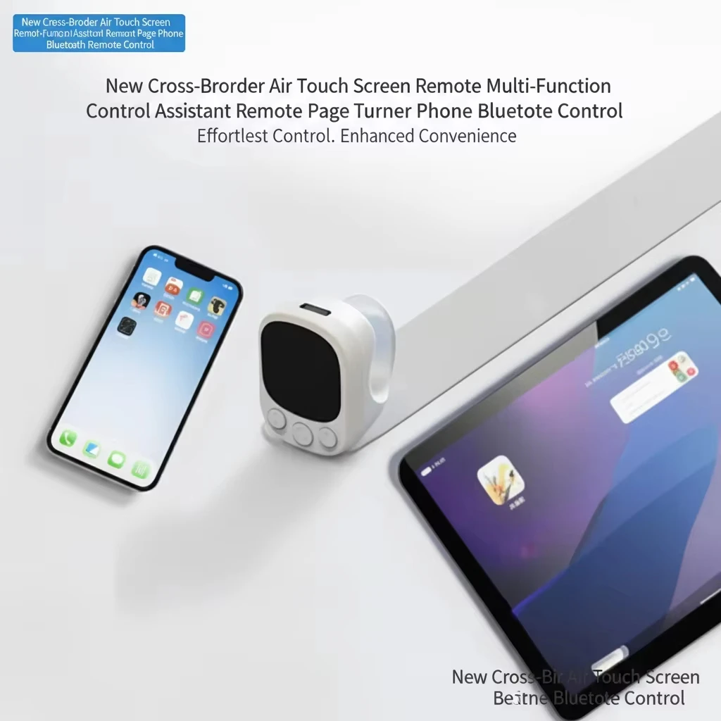 Wireless Bluetooth Finger Ring Smart Mini Mouse Wearable Scroller E-Book Page Turner Camera Remote Control For Android iOS Phone