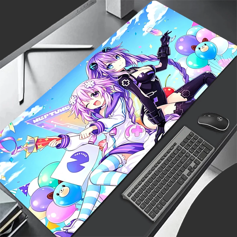 Mouse Pad E-sports Gaming Accessories Hyperdimension Neptunia Computer Mouse Mat Cute Anime Desk Mat Keyboard Pad Gamer Mousepad