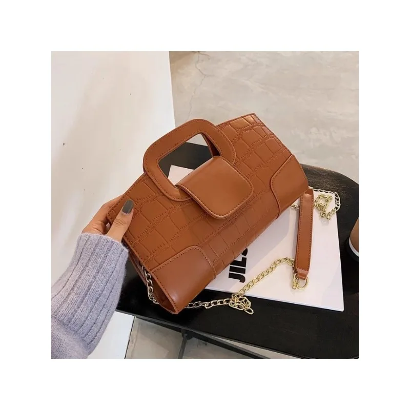 

Модная сумка-мессенджер с цепочкой, универсальная сумка Ins Интернет-знаменитости, портативная маленькая квадратная сумка, модная индивидуальность, изысканная высокая цена