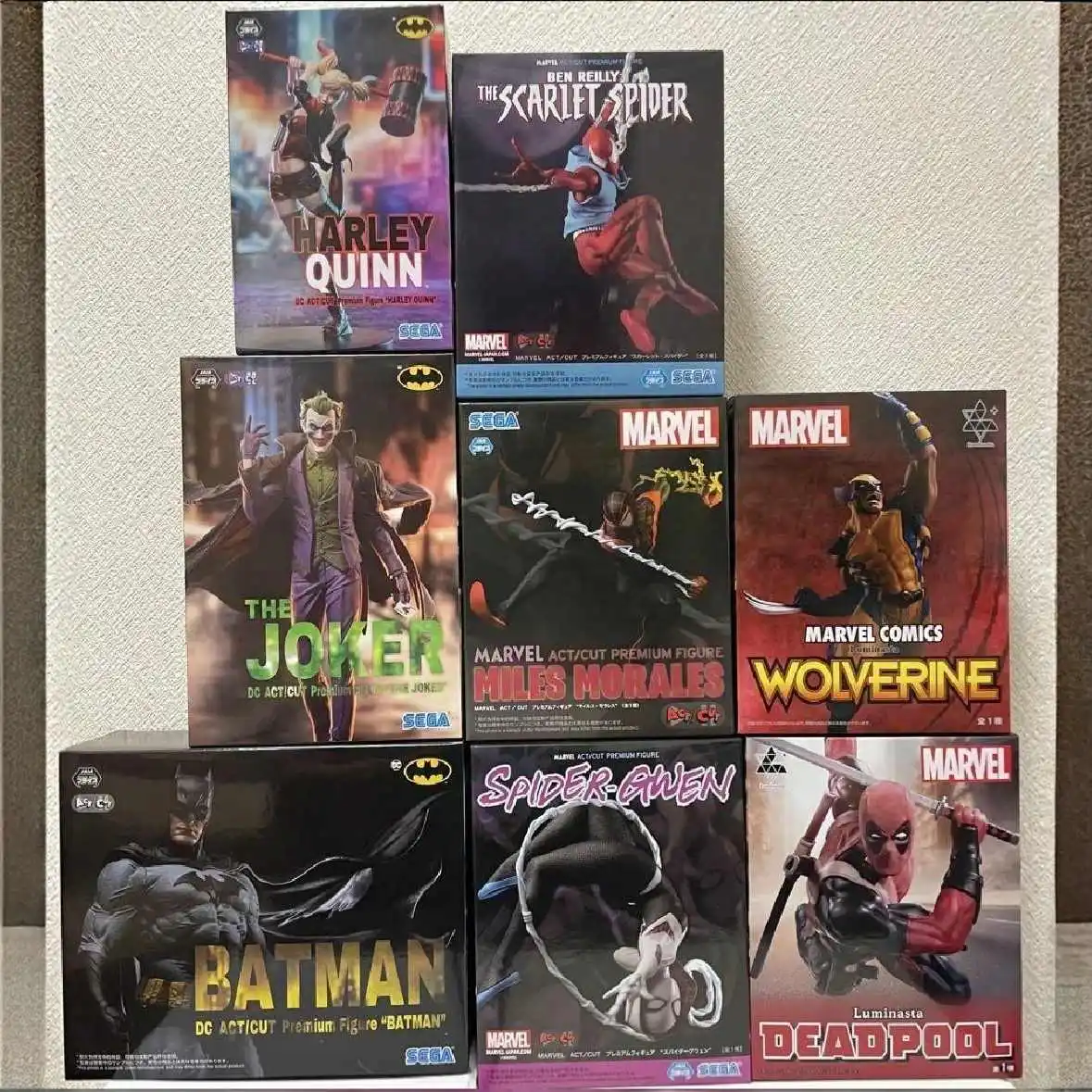 Bandai оригинальная Sega в наличии Marvel Человек-паук аниме фигурка Человек-паук 2099 фильм экшн-игрушки ПВХ модель коллекция игрушка в подарок