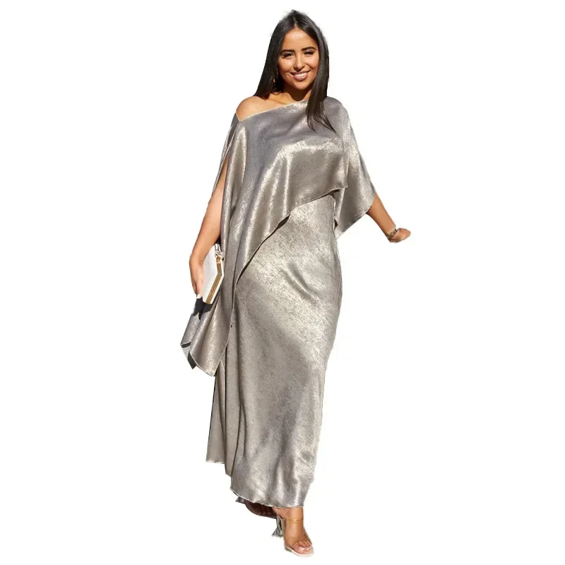 African Dresses For Women Elegant 2 Pcs Set 2024 Dashiki Spring Maxi Dress Ladies Traditional African Clothing Fairy Dreaes