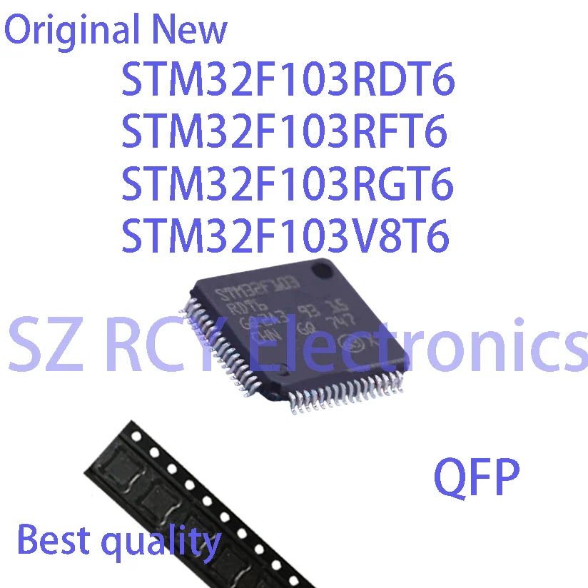 

(2 шт.) НОВЫЙ STM32F103RDT6 STM32F103RFT6 STM32F103RGT6 STM32F103V8T6 QFP MCU IC чип