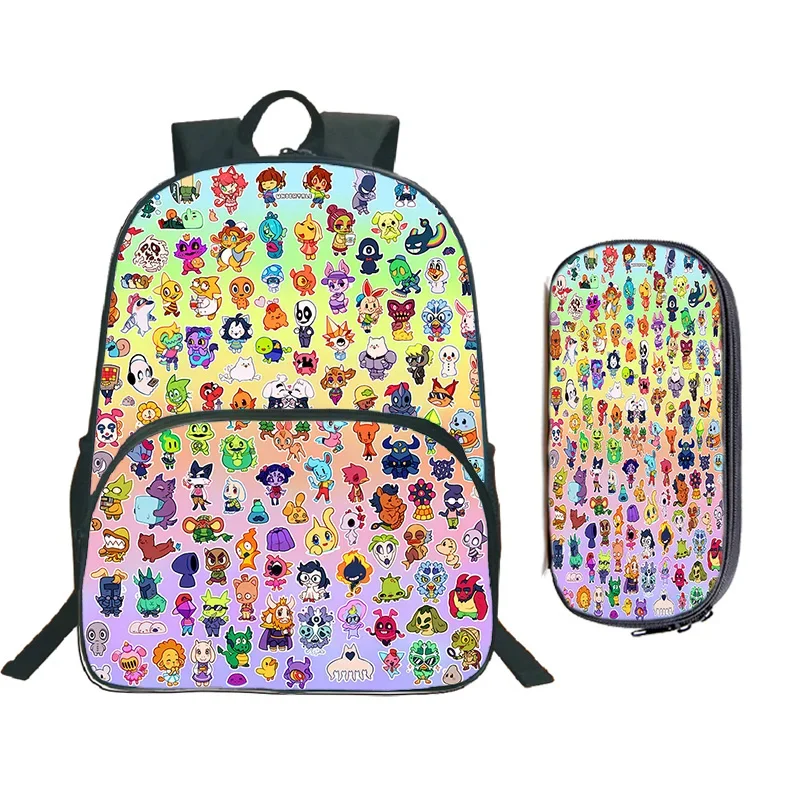 

Рюкзак Mochilas Fun Game Undertale, детские рюкзаки большой вместимости, чехол для ручек, 2 шт., детская повседневная школьная сумка, рюкзак Toriel с героями мультфильмов