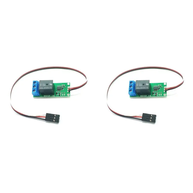 

Y14A 2X RC Relay Switch For Aeromodelling Cars Wide Voltage 5-12V, PWM Control Universal Aerial Light Controller Low Voltage