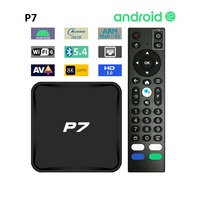 P7 Android 12 Box H618 WiFi6 Bluetooth 5.4 Voice Assistant YouTube H265 HDR 8K 22fps LED Indicator Smart TVBOX