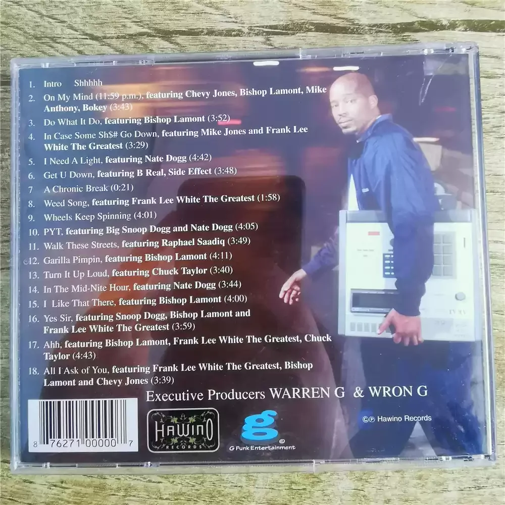 CD in het Mid-Nite Hour Warren G Release Datum: 11 oktober 2005, platenlabel: Hawi No Records