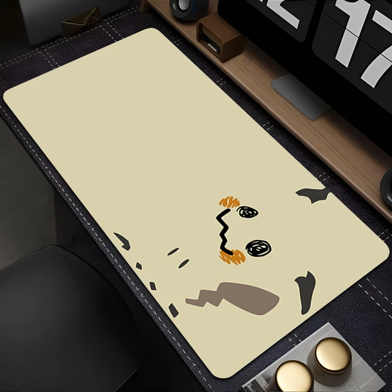 90x40cm Mouse Pad P-Pokemon Mimikyu Professional eSports Players Speed Lock Edge Game Extended Desk Mat PC Mousepad Keyboard Mat
