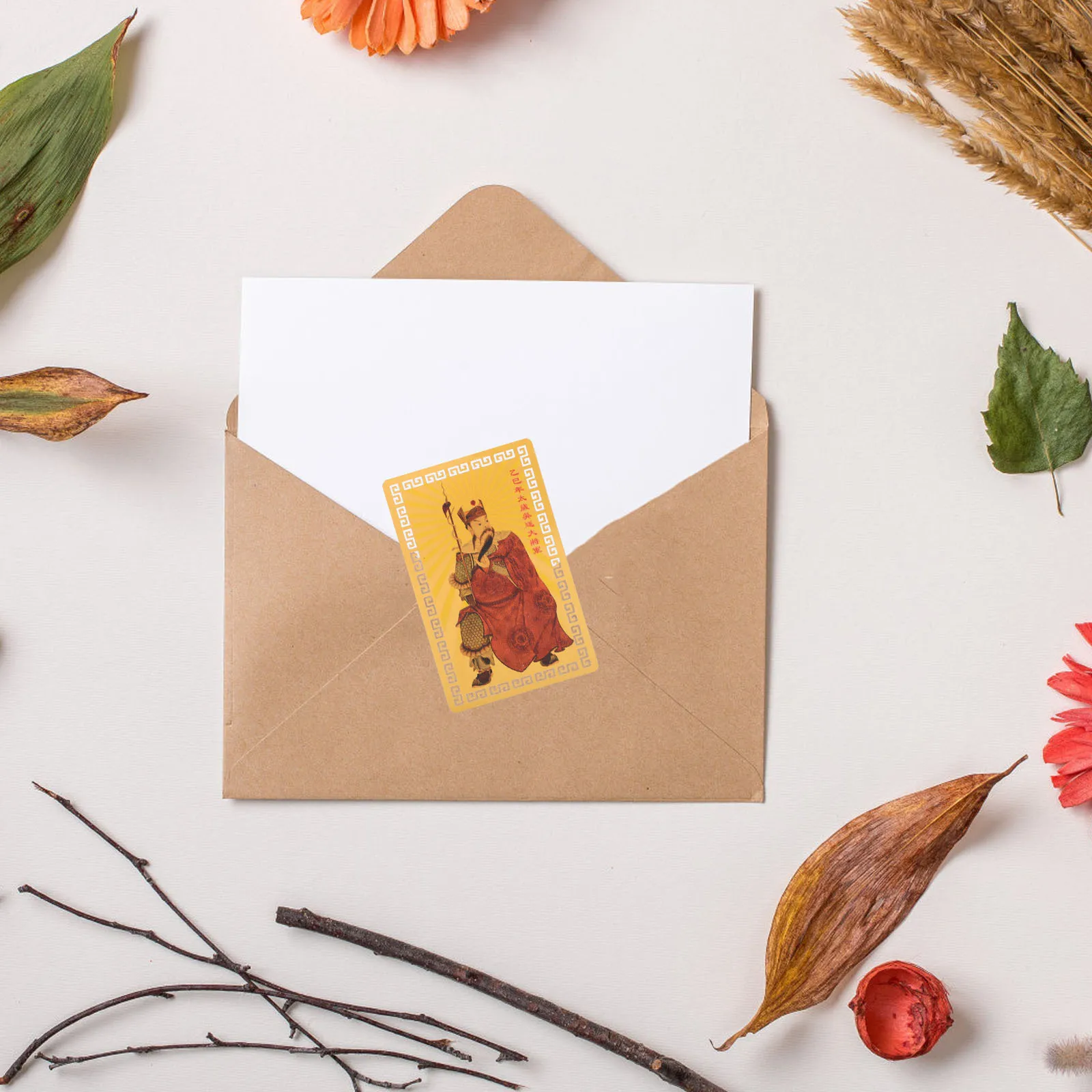 

10Pcs Tai Sui Amulet Card Fine Crafted Metal Luck Amulet for Portable Use Feng Shui Home Decor Traditional Chinese Gift Idea