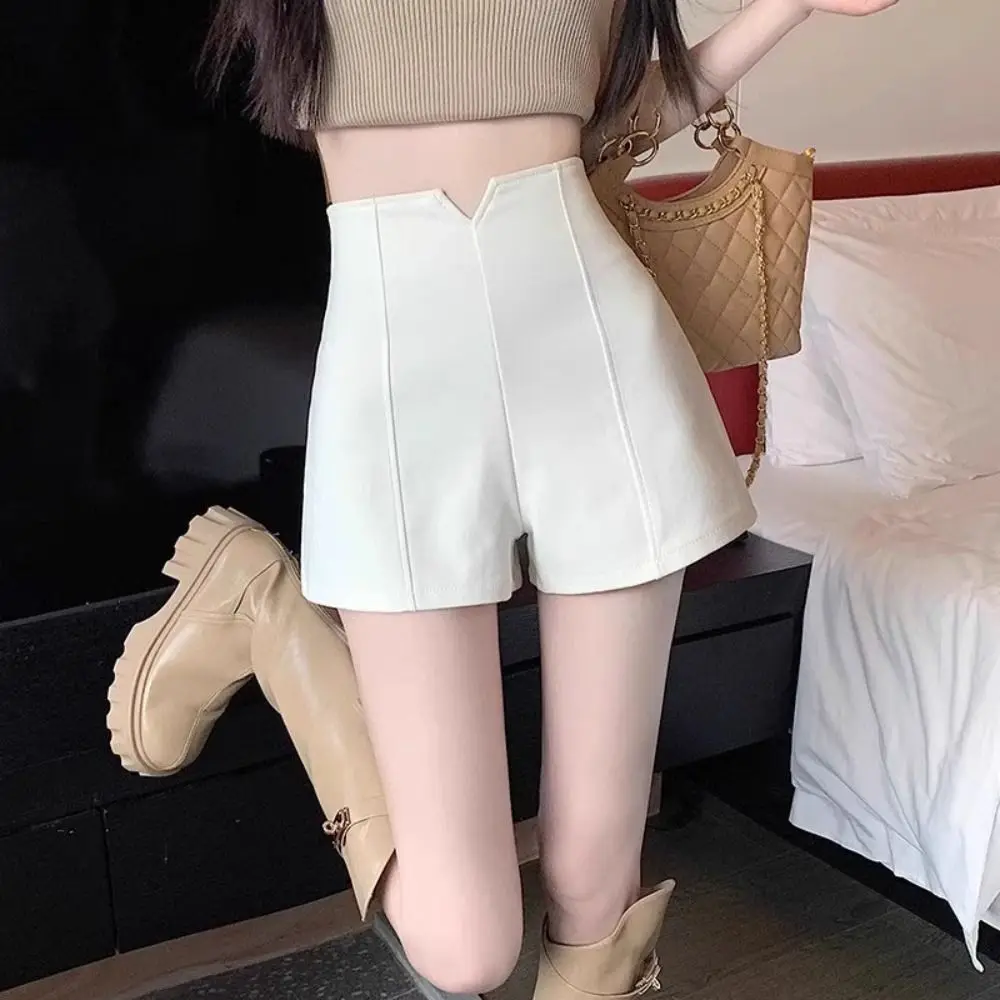 Casual Slim Fit A-line Shorts High Waist Y2K Chic Suit Hot Shorts Pant Trousers Solid Color Women's Summer Short Pants Club