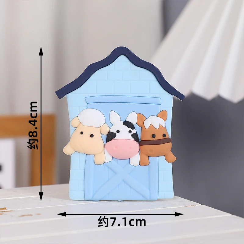 Bauernhoftier-Kuchenaufsatz, Kuh, Schwein, Bergrinder, Küken-Kuchendekorationen für Babyparty, Kinder, alles Gute zum 1. Geburtstag, Partyzubehör – Detail 27