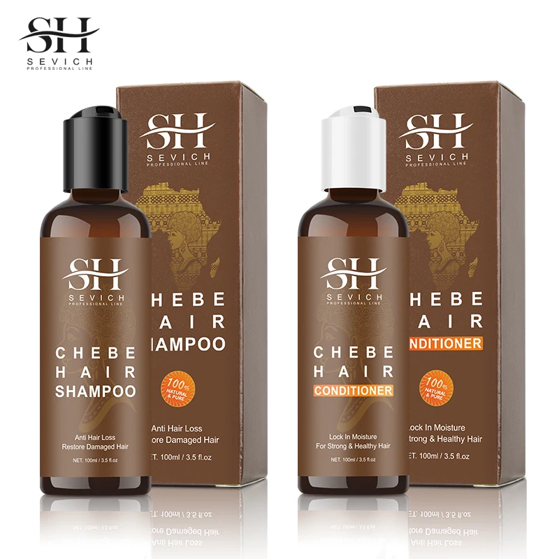 100ml Chebe Anti Hair Loss Shampoo and Conditioner Hair Growth Products Hair Care Prevent Hair Loss Scalp Treatment Sevich