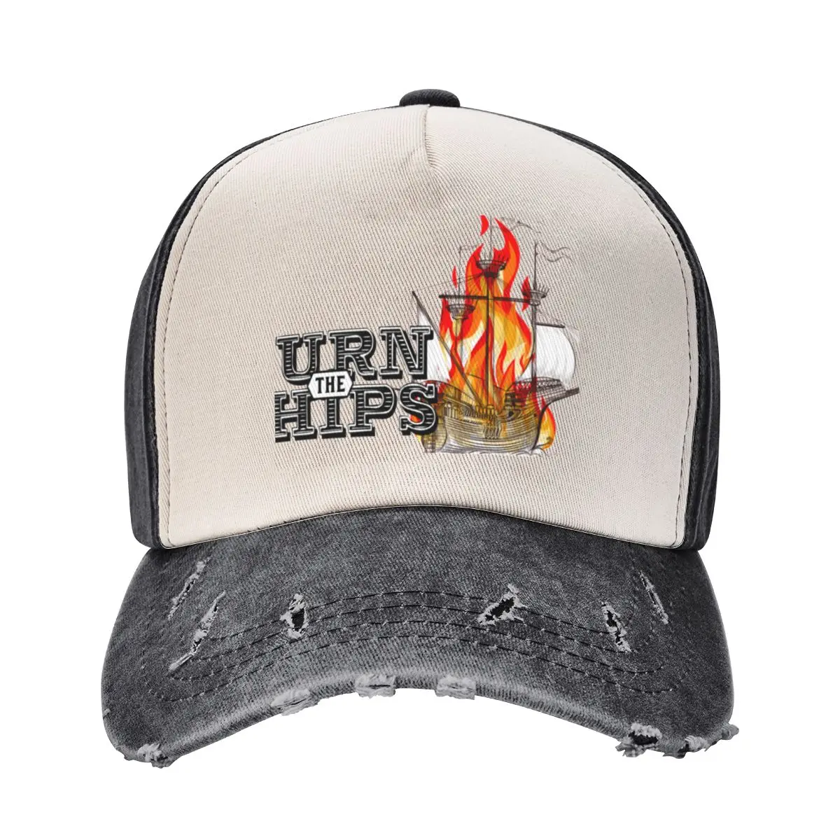 Burn the ships Baseball Cap Hat Baseball Cap Golf Hat Trucker Hats For Men Women's