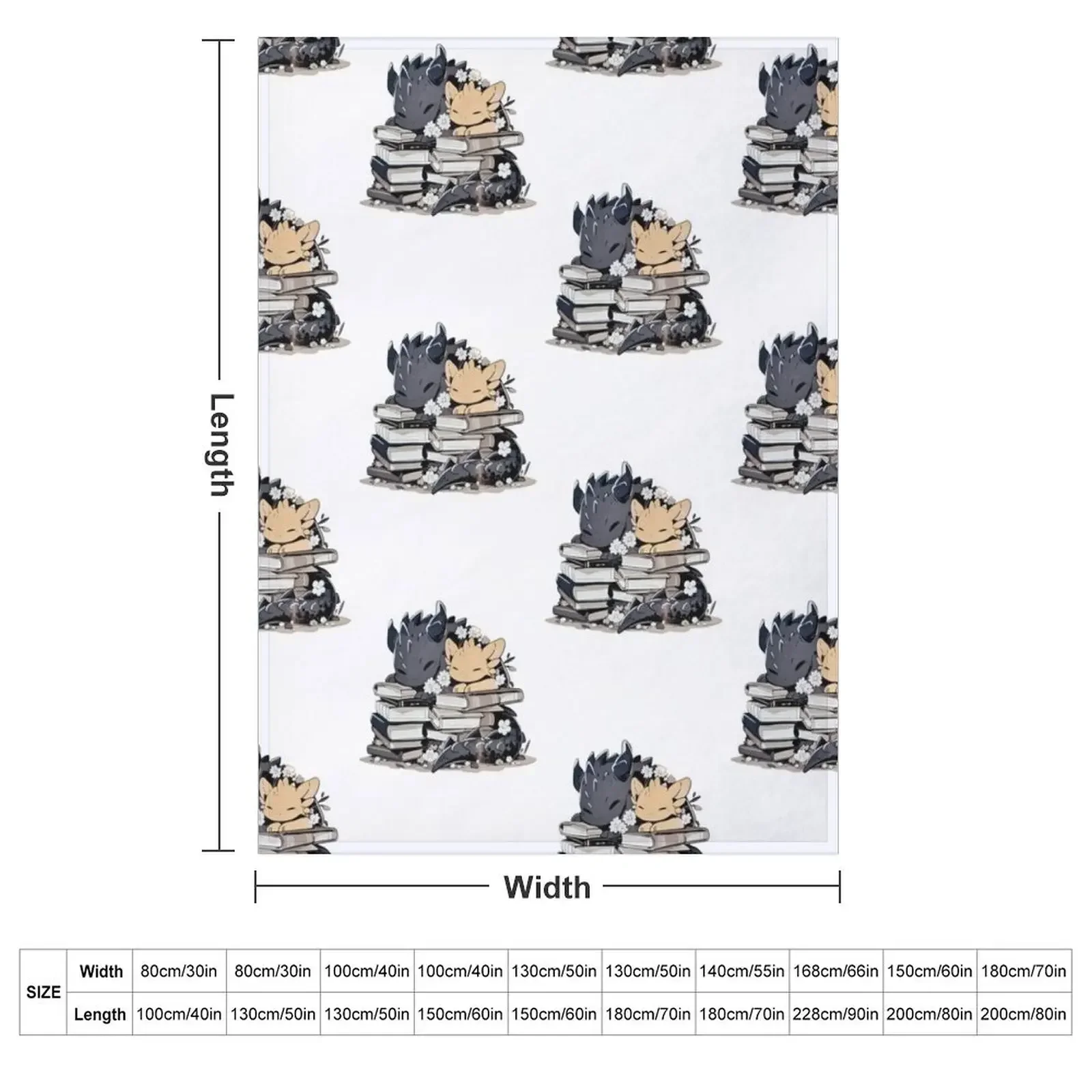 Fourth Wing Tairn Andarna Throw Blanket couch cozy soft plush fuzzy picnic outdoor blanket