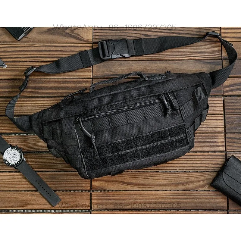 Shoulder , Arrow Frog Messenger , Fan Outdoor Leisure Commuting Multi-functional Cycling Fanny Pack