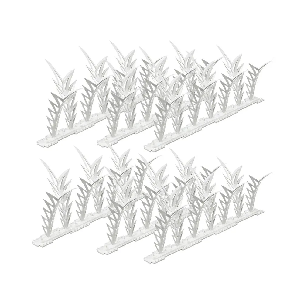 HIPS Plastic Bird Deterrents with Branch-Like Structure for Rooftop Fence and Window Bird Control Installation