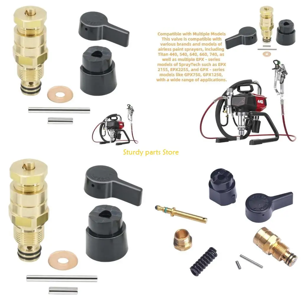 

97QC Universal Main Sprayer Valves For Series Sprayers Stable Steel Body And Ergonomic Handle Design