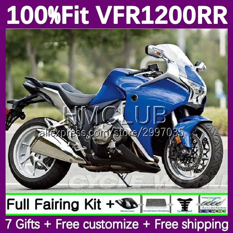 Fairing For HONDA VFR1200 RR Crosstourer 2010 2011 2012 2013 29No.70 blue stock VFR 1200 RR CC VFR1200RR 10 11 12 13 Injection