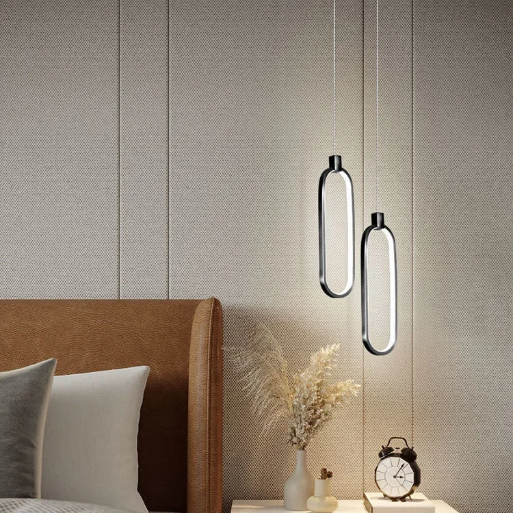 خلفية التلفزيون المعيشة جدار غرفة الثريا جميع النحاس سلك طويل مصبغة صافي الأحمر غرفة نوم السرير مصباح نجف Cocina الإكسسوارات