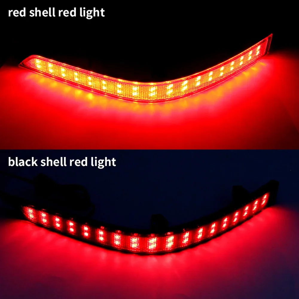 

1 Pair LED Rear Tail Bumper Reflector Light Reverse Fog Lamp for VW T6 Tranporter Multivan Caravelle 2015-2019 Brake Lights