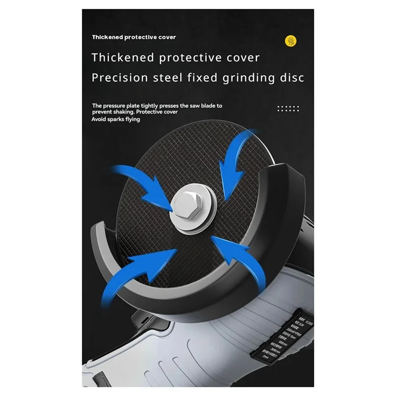 

ABBY-16.8V Cordless Electric Angle Grinder 6500R/Min Lithium Battery Mini Polishing Grinding Machine Diamond Cutting Power