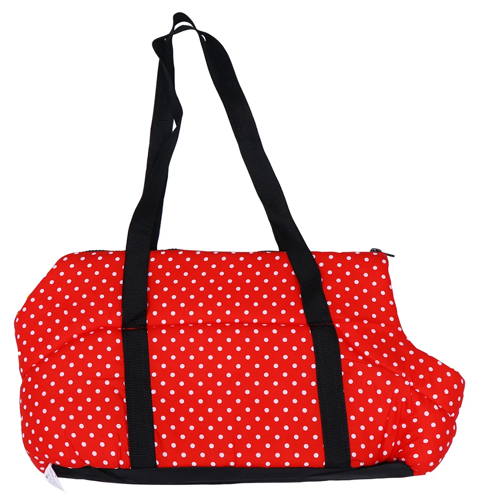 

Red Pet Backpack for Dogs Portable Storage Bag Foldable Carrier Tote Outdoor Comfortable Strap Breathable Wear Resistant Easy