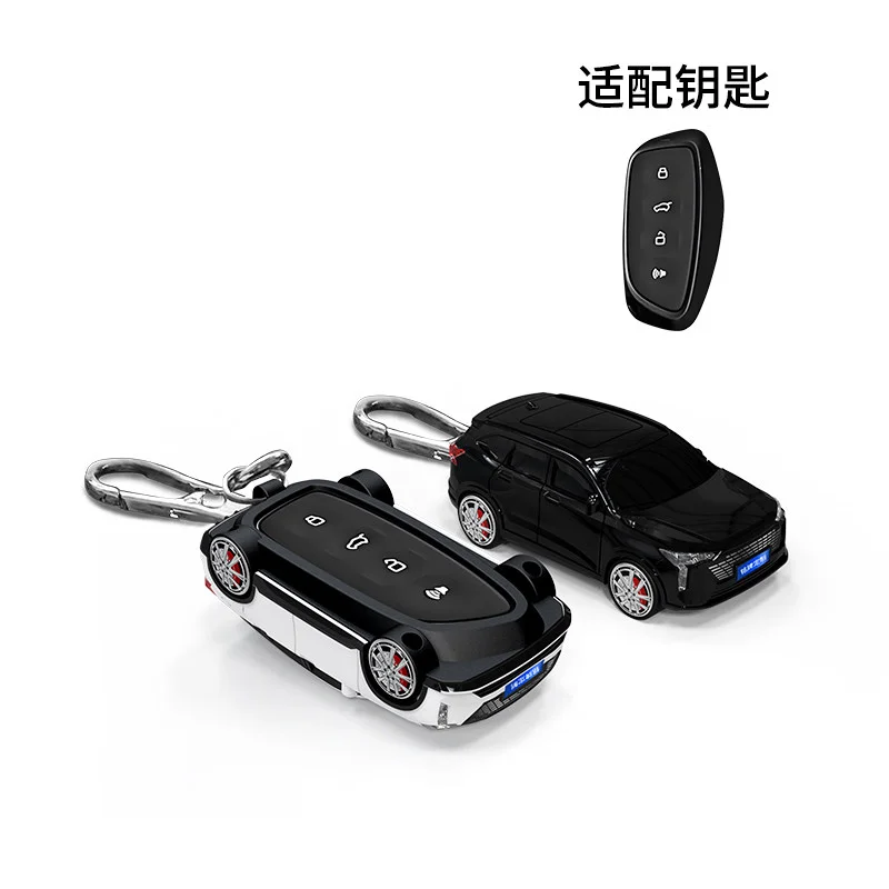 Car Model for Haval H6 2024 Key Case for HAVAL DARGO Hover H7 2025 2026 Remote Cover Shell Housing Ring Holder Fob Accessories - view 3