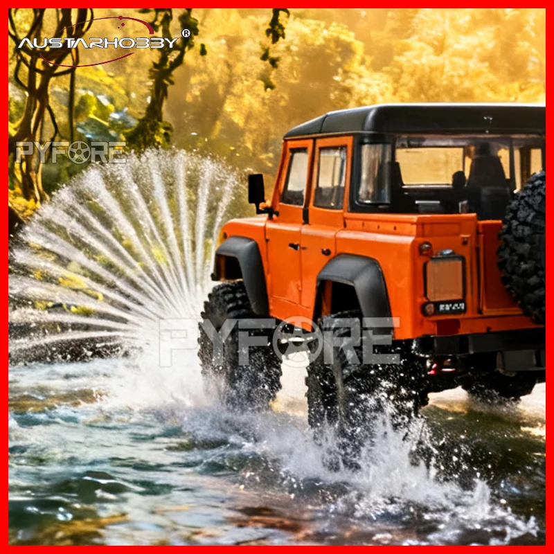 

AUSTARHOBBY AX8802 D90 RC Rock Crawler - 1/10 4WD RTR Hard Shell Electric Remote Control Off-Road Toy for All Ages