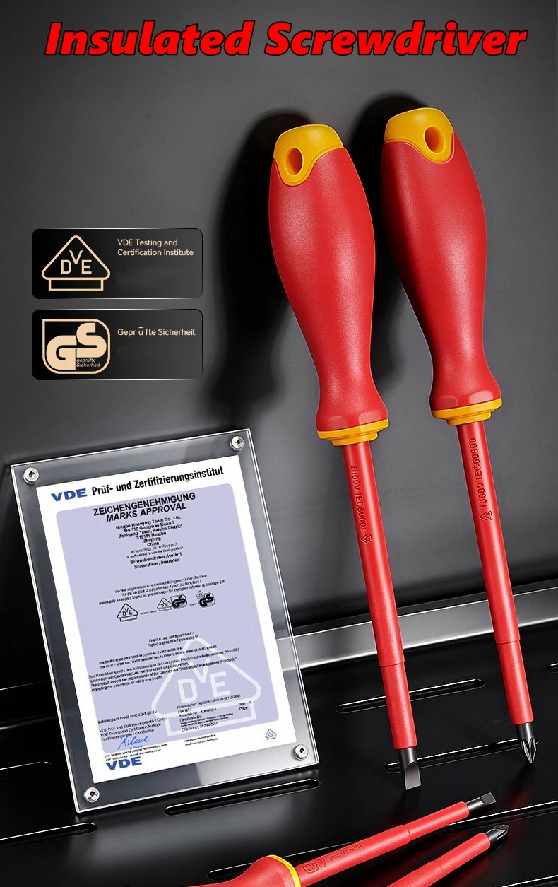 Electrician's Professional Maintenance Tools Insulated Screwdriver Slotted Cross Screwdrivers Phillips Flat Driver Hand Tools