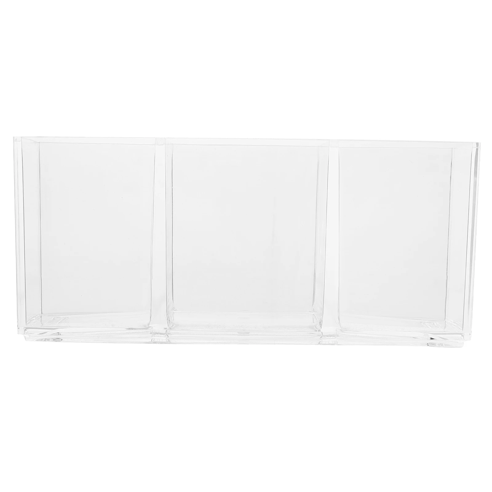 

Acrylic Coffee Capsule Organizer Clear Divided Storage Box for Capsules Creamers Sugar Packets Home Office Desktop Organization