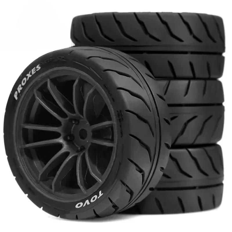RC-Rennwagen-Reifen WRC-Rallye-Reifen 12mm Hex für 1/10 RC On-Road-Auto Tamiya TT01 TT02 XV01 XV02 PTG-2 HSP HPI Kyosho MST Teile